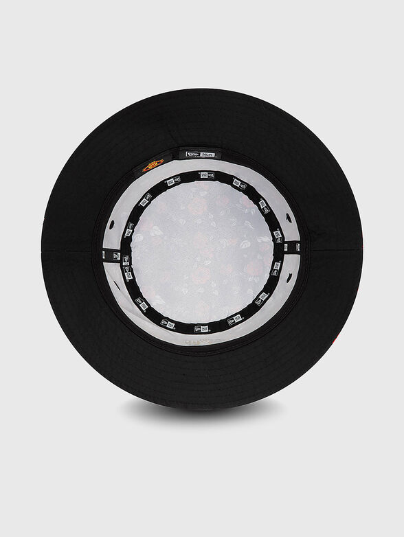 Bucket hat with floral print - 4