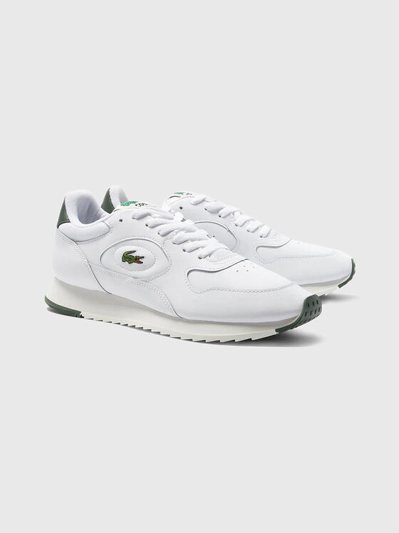 LINETRACK 2231 leather sneakers with logo detail  - 2