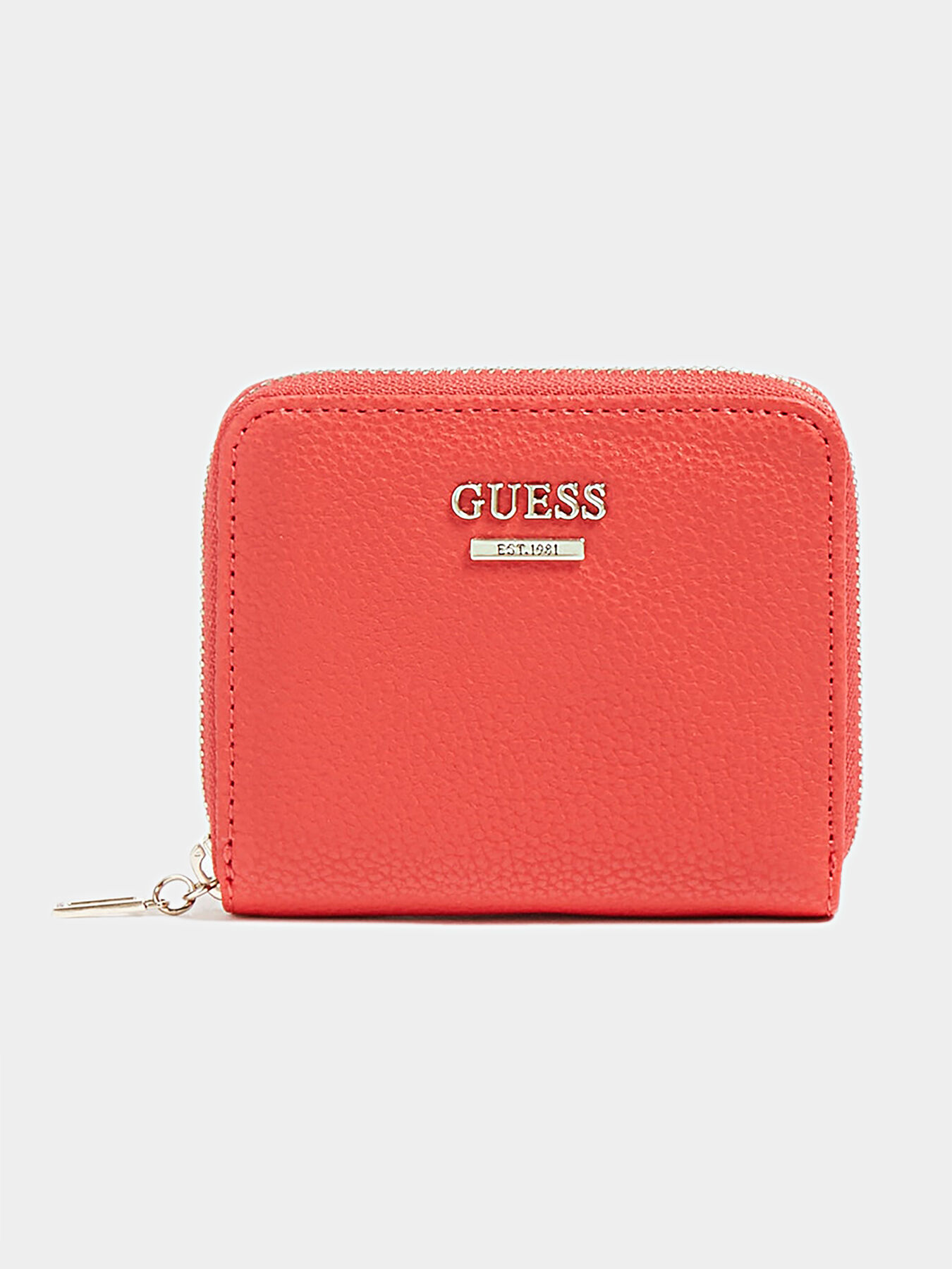 Guess black and red wallet top