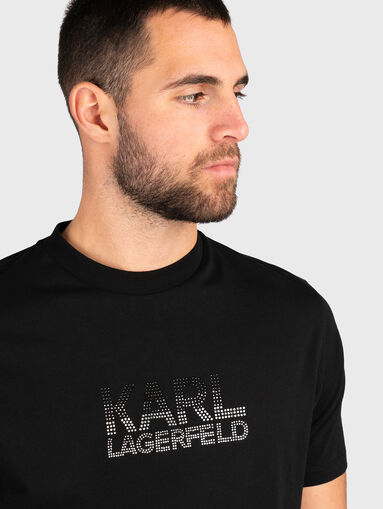 T-shirt with rhinestones  - 5