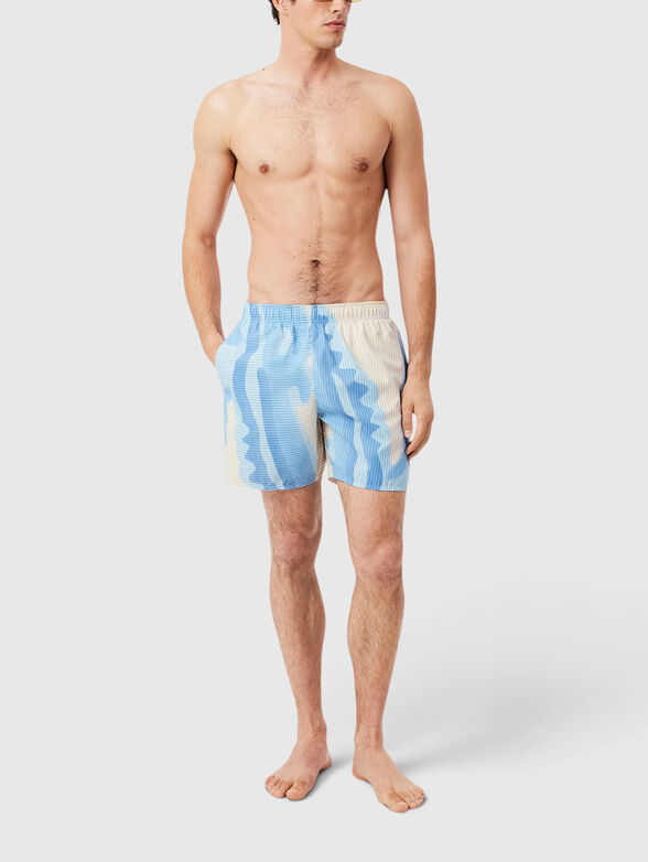 Striped beach shorts - 3