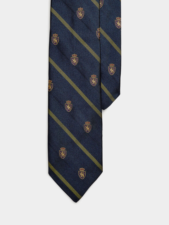 Silk tie with Preppy accent - 1