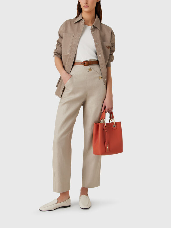 Trousers with accent buttons  - 4