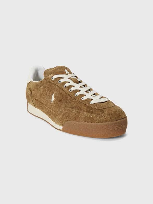 Beige leather shoes - 2