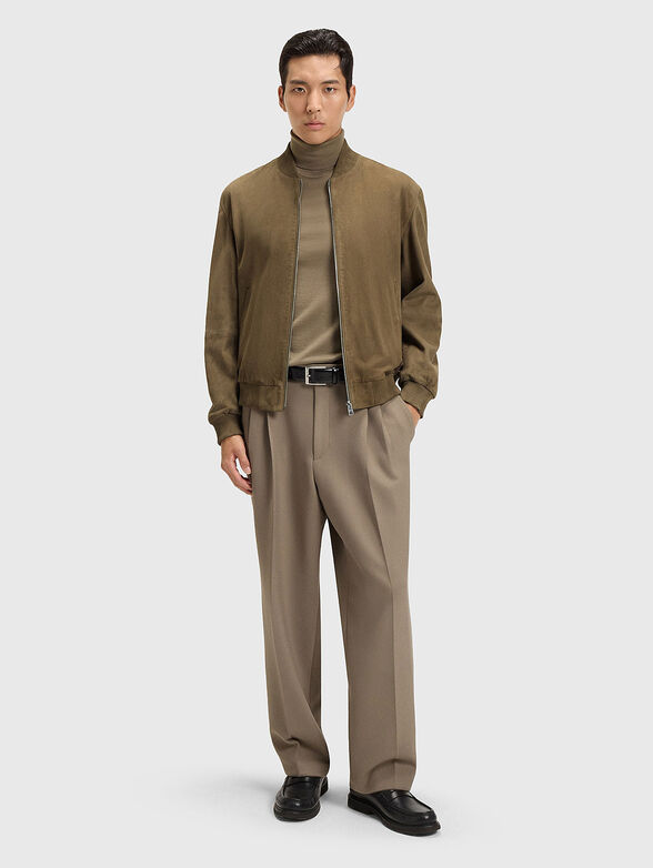 Suede jacket with pockets - 2