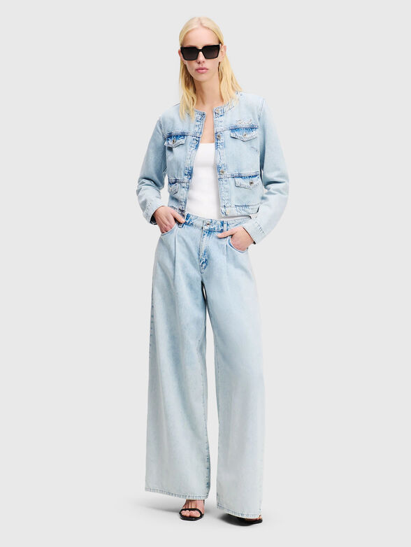 Knitted top with silver charm - 2