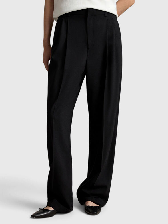 Wool-blend pants - 1