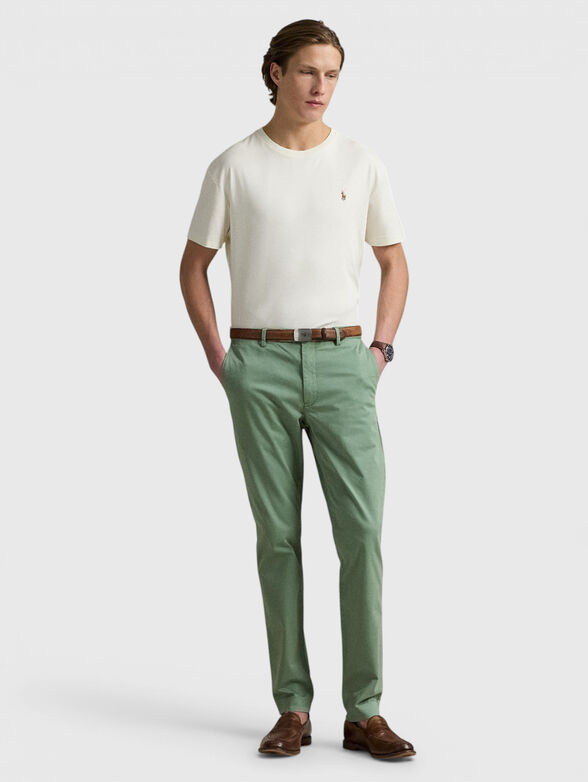 Cotton T-shirt with embroidered logo - 2