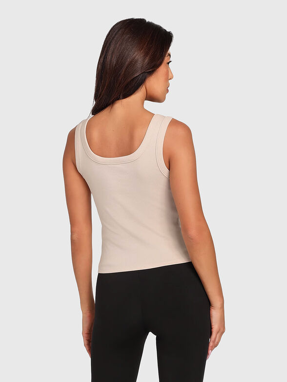 Cotton top with logo detail - 3