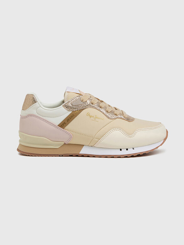 LONDON ALBAL sneakers with gold accents - 1