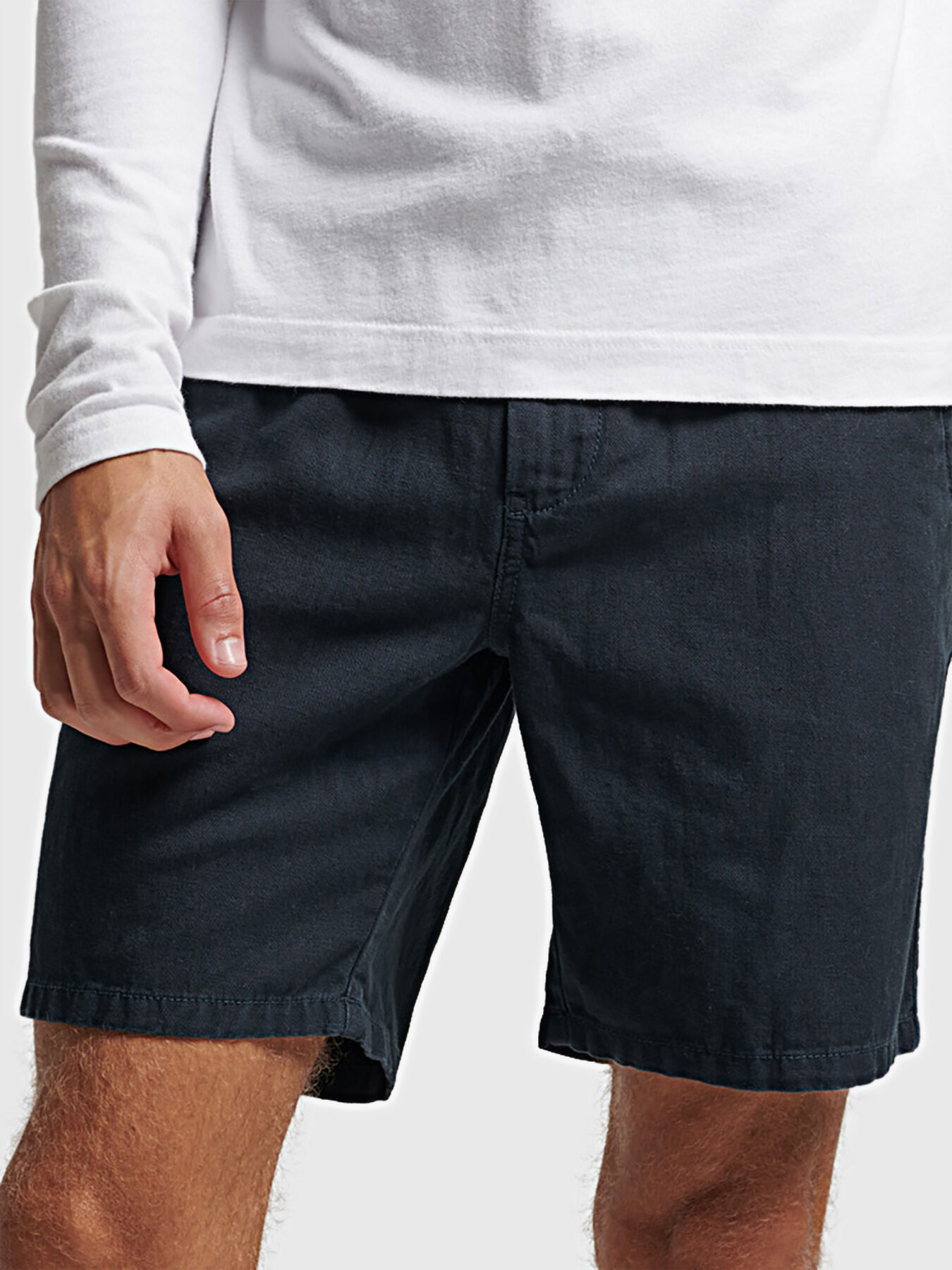 Superdry black shorts sale
