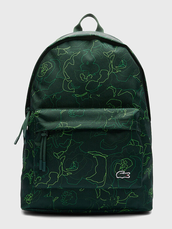 Backpack with floral print - 1