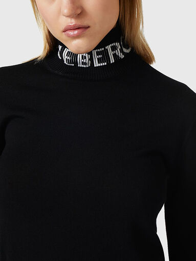 Merino wool turtle neck sweater - 4