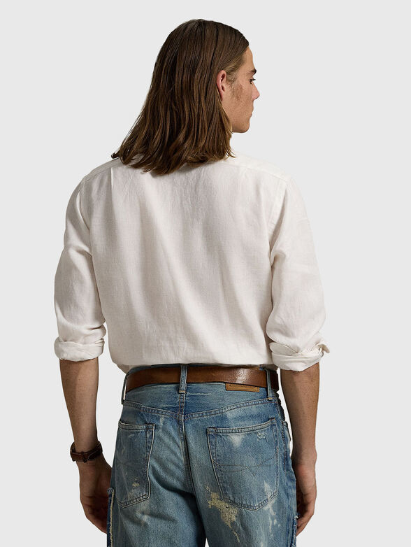 White linen shirt - 3