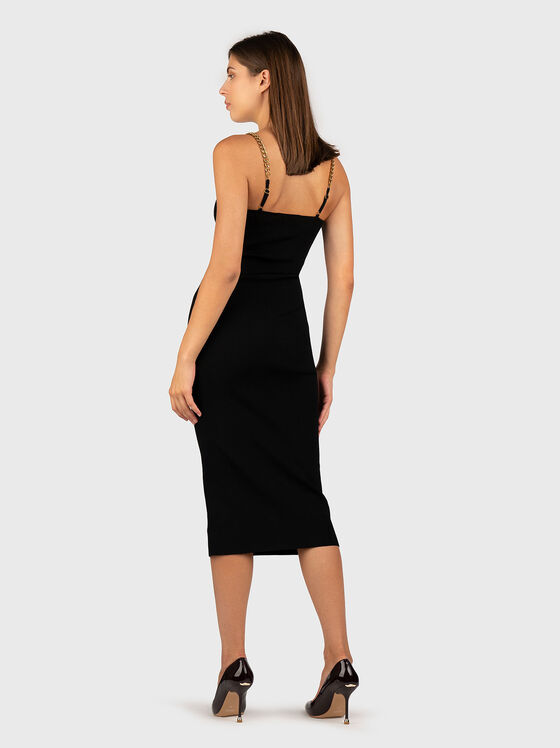 Midi dress with accent straps - 2