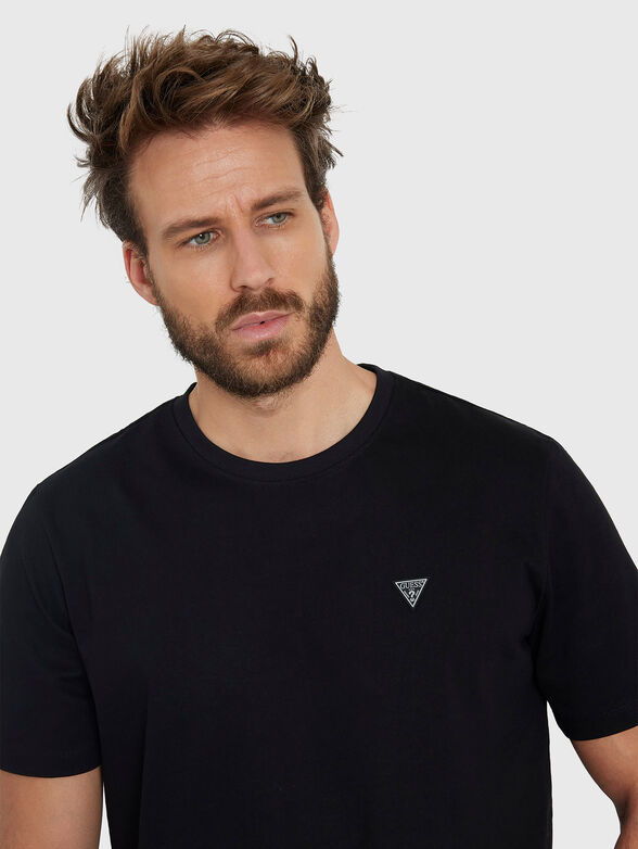 Rond neck black T-shirt - 4