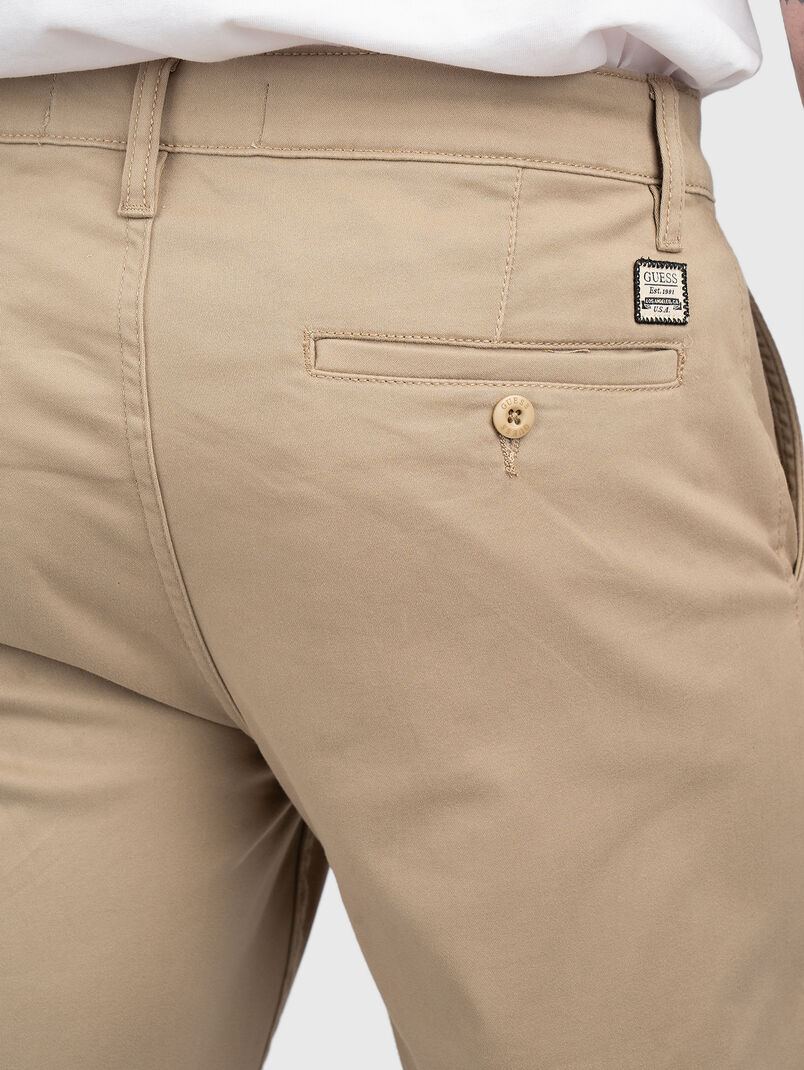 ANGELS chino trousers in beige - 3