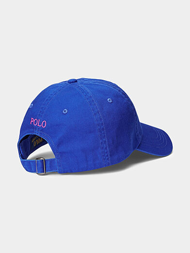 Blue baseball cap with logo - 2