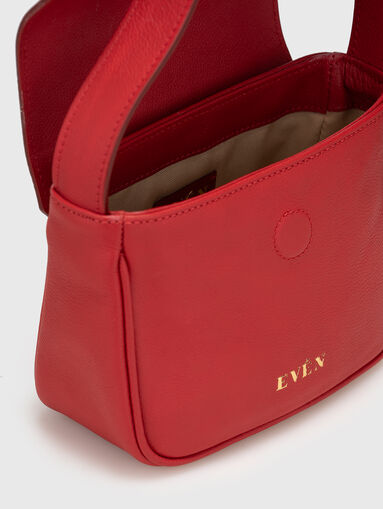 LUISA leather bag in beige - 5