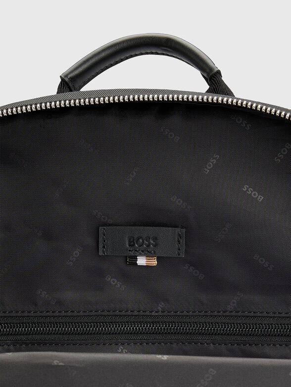 Black backpack with side pockets - 5