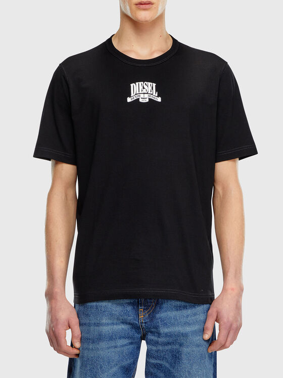 T-ADJUST-K10 cotton T-shirt with logo print - 1