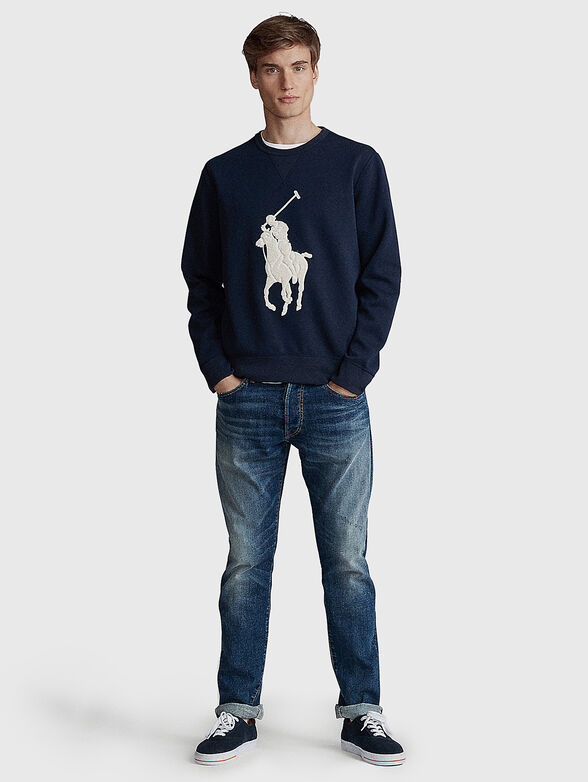 Sweatshirt with maxi logo - 2