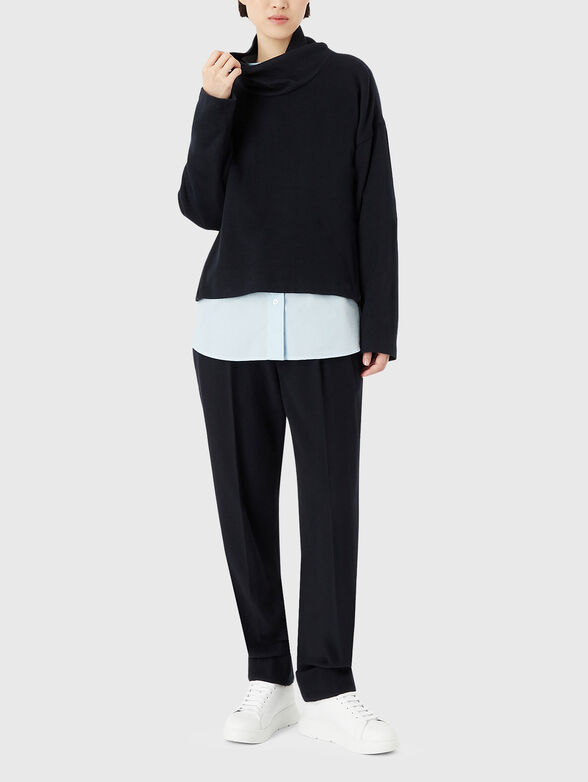 Wool and cashmere trousers - 4