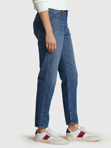 Blue cotton jeans - 3