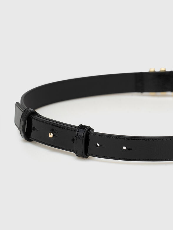 Belt with logo and buckle - 4