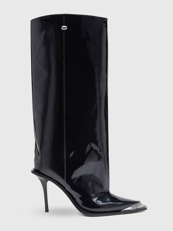 D-TONA heeled leather boots - 1