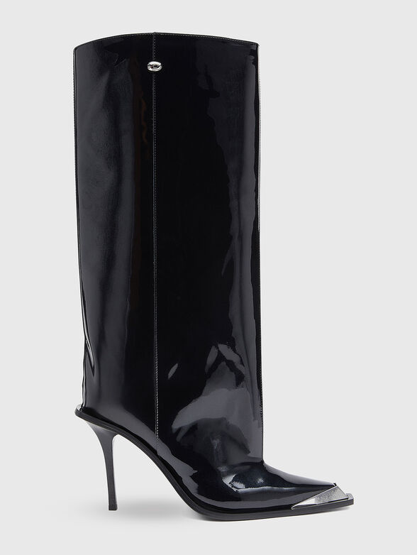 D-TONA heeled leather boots - 1