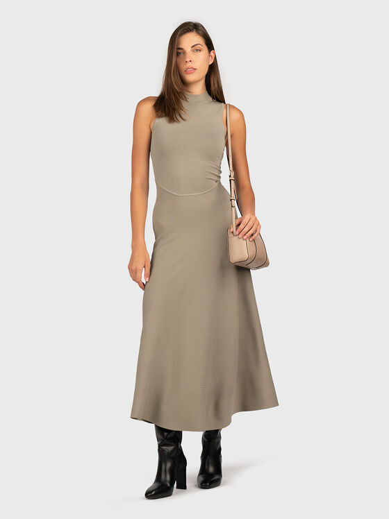 CASSANDRA midi dress with logo - 1
