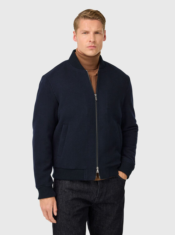 Бомбър от вълнен бленд - 1