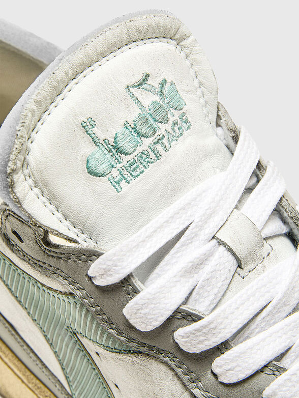 MI BASKET ROW CUT sneakers with contrasting logo - 5