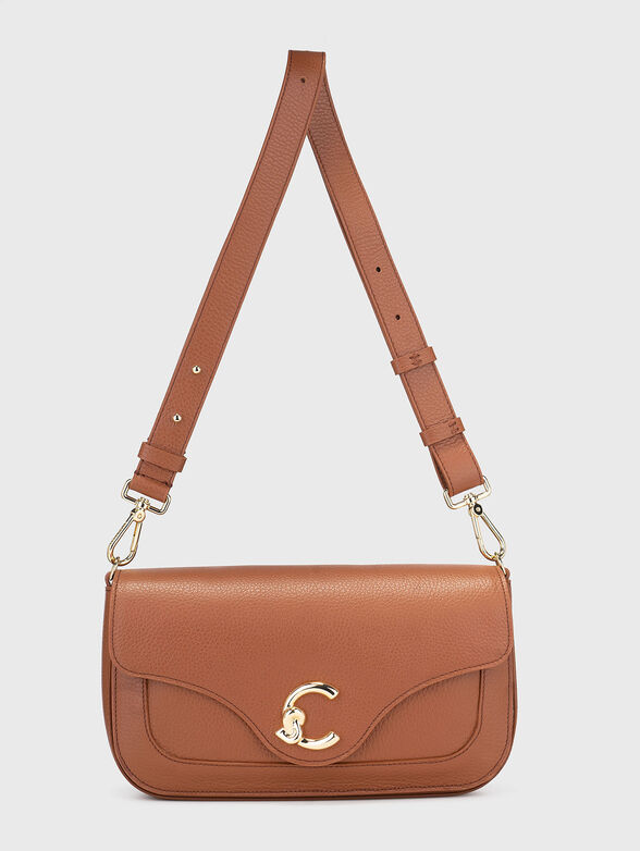 Leather bag with logo detail - 1