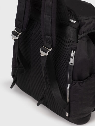 Black backpack with logo - 3