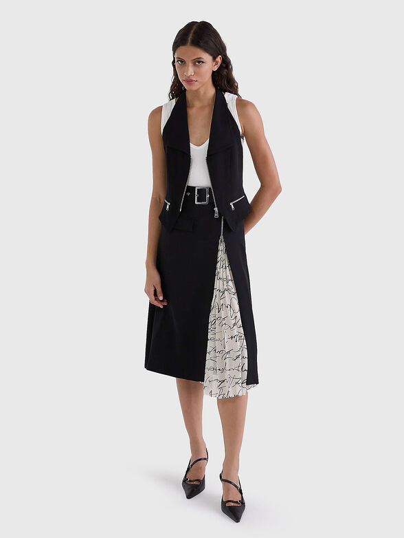 V-neck top with zip - 2