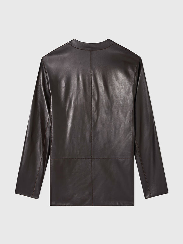 Black leather jacket - 2