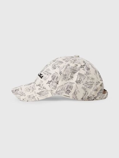 KARL LAGERFELD X JORGE PARRA print cap - 3