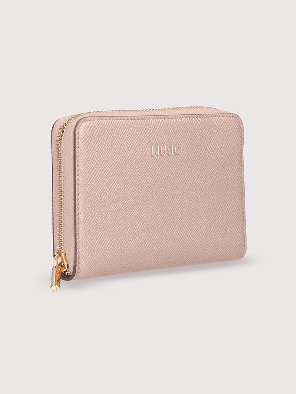 Small wallet with gold logo - 2