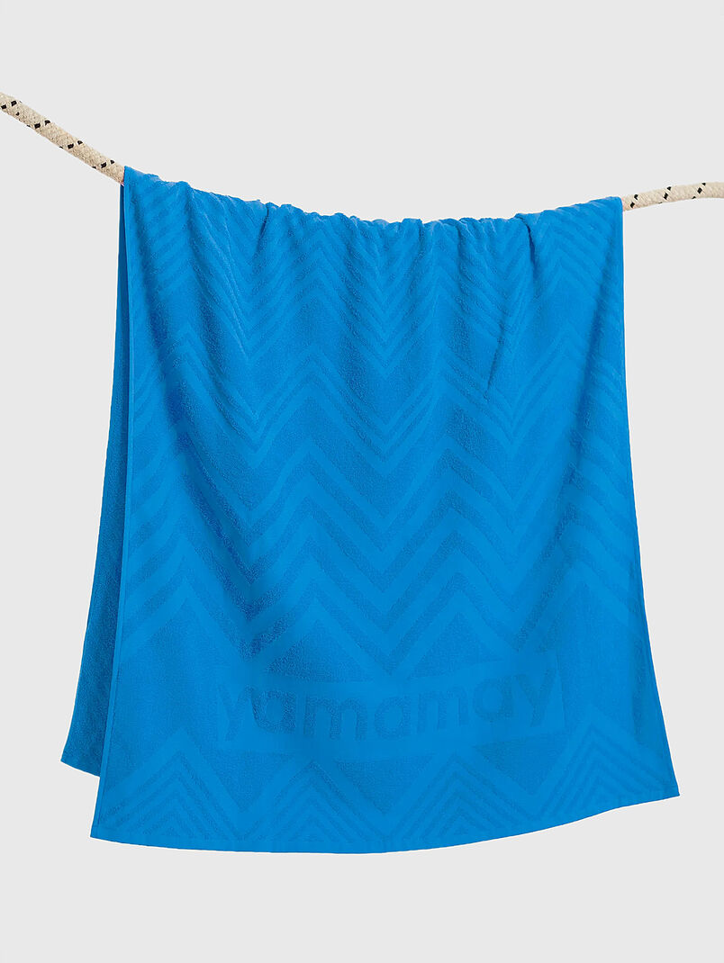 SUMMER GLAM blue cotton towel - 3