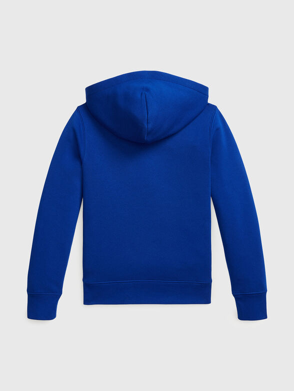 Sweatshirt with hood and contrasting print - 2