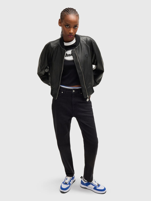 ALBA faux leather bomber jacket - 2