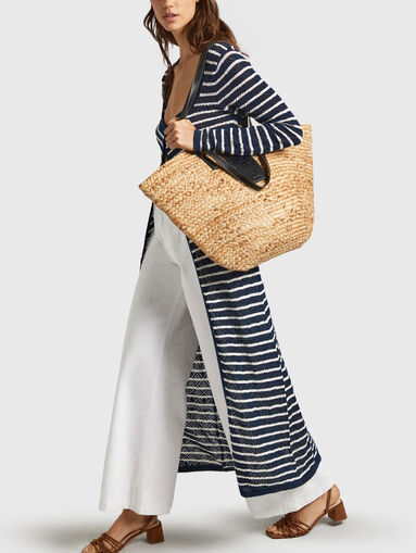 Striped dress with buttons - 4