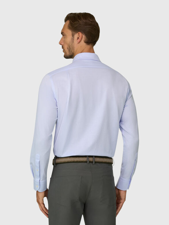 Blue cotton shirt - 2
