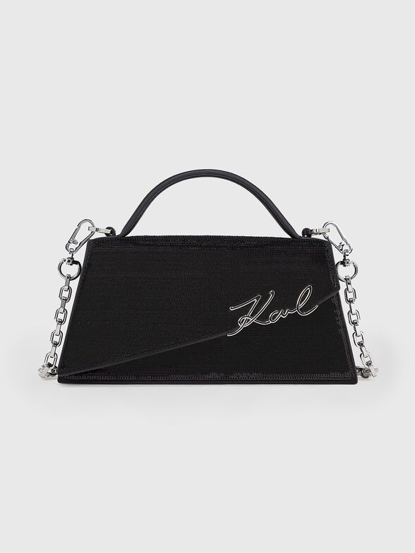 K/SIGNATURE sequin crossbody bag - 1