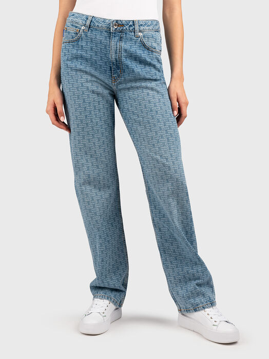 Monogram jeans