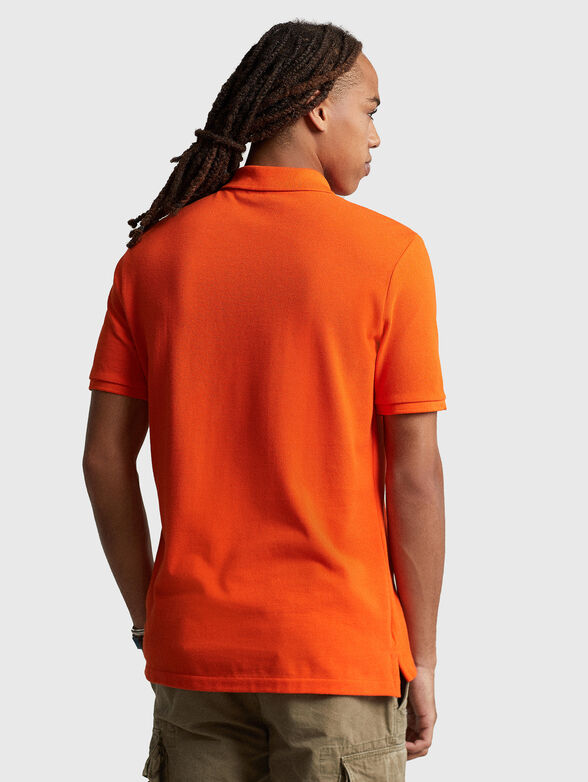 Polo-shirt in orange colour - 3