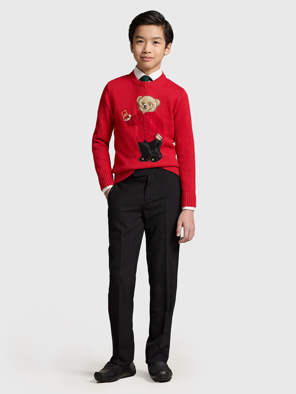 Polo Bear embroidery sweater - 2