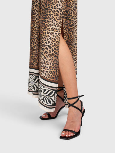 Animal print tassel dress - 4